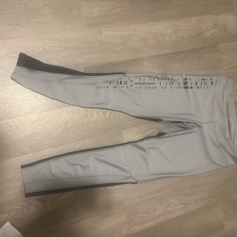 Under Armour Kids Gray and Black Leggings